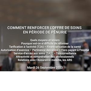 Restructuration de l’offre aux soins : les pistes de la DGOS Marie Daudé (Vidéo) 