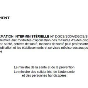 Modalités d'application des mesures d'aides pour les MSP face à la crise énergétique.